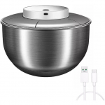 Automaatne elektriline salativ&ouml;&ouml;r, 5L USB-taaslaetav salativ&ouml;&ouml;r, roostevabast terasest salati p&ouml;&ouml;rleja salatipesumasin ja vurrkuivati