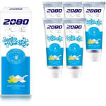 Aekyung 2080 Baking Soda Pure Lemon Lime Flavor Toothpaste 120g 6 packs korean toothpaste blue