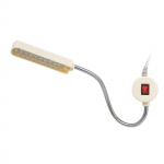30 LED-i &otilde;mblusmasina lamp, LED-valgusti, fikseeritud alusega painduv toru majapidamist&ouml;&ouml;deks UK Plug beež