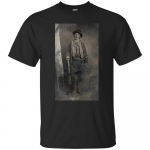 Billy The Kid otsis Wild West Outlaw Gunfighteri unisex T-s&auml;rki S