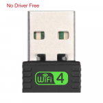 150Mbps mini-USB WiFi-adapter 2,4 GHz traadita v&otilde;rgukaardi tasuta draiv USB-dongle Wi-Fi-adapteri vastuv&otilde;tja arvuti s&uuml;learvuti jaoks No Driver Free