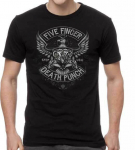 Five Finger Death Punch aguila Crest H3 Sportgear Global Unisex T-s&auml;rk S