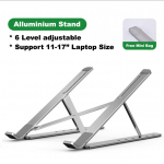 11&ndash;17-tolline s&uuml;learvutihoidik MacBook Air Pro s&uuml;learvuti aluse jaoks Kokkupandav alumiiniumsulamist s&uuml;learvutihoidik s&uuml;learvuti jaoks h&otilde;be