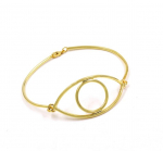 925 Sterling h&otilde;be, Evil Eye k&auml;sitsi valmistatud disainik&auml;ev&otilde;ru, naiste ehted, ainulaadne kingitus, h&otilde;bedased ehted, kollane kuldk&auml;ev&otilde;ru 7.5 Inch