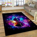 Dream Viiuli T&scaron;ello Muusikariistade vaibavaip kodu elutoa diivani uksemati sisekujunduseks, lasteala vaip libisemiskindel p&otilde;randamatt 40x60cm