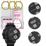3x apgo MATTE h&uuml;briidklaasist ekraanikaitse Garmin Fenix ​​6X Pro Solarile, karastatud klaasi aseaine, ei pragune