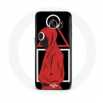 Samsung Galaxy S7 &uuml;mbris Squid Game logo s&uuml;mbolid kolmnurk ruut ring Must taust