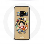 &Uuml;mbris Samsung Galaxy S9 plus One piece Manga Straw Hat Pirates jaoks