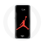 Coque - MANIACASE - Samsung Galaxy A3 2017 - Air Jordan Logo - Rouge - Souple punane