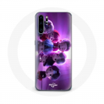 Coque pour Huawei P30 BTS TinyTAN Animation Affiche RM Jin Suga J-Hope Jimin V Et Jungkook Mic Drop