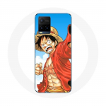 Coque pour Vivo Y21s 2021 / Y21 2021 Manga One piece Luffy Anime