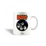 Mug en C&eacute;ramique The Kiss Pop Rock Band KISS logo Rouge