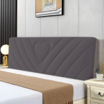 Paks k&otilde;ikeh&otilde;lmav tepitud peatsi kate Superpehme sametist voodipeakate L&uuml;hike pl&uuml;&uuml;sist voodi seljatoe kaitsekate W180 x H65cm