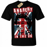 Anarhia &Uuml;hendkuningriigis Punk Rock M&auml;da Union Jack &Uuml;hendkuningriik Unisex T-s&auml;rk S