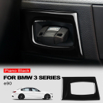 Piano Black Car Ignition Switch Key Hole Cover Interior Trim Sticker For Bmw 3 Series 2005-2012 e90 Accesorios Para El Coche black