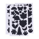 3 tk sulejope plaastrid Creative Shape veekindlad, h&otilde;lpsasti kasutatavad DIY r&otilde;ivaaugu isekleepuvad parandusplaastrid tumeroheline v&auml;rv