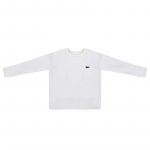 Onitsuka Tiger Classic Fashion Loose Long Sleeve Pullover Sweatshirt Women Tops White 2182A864-100 M