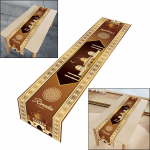 Eid Mubarak Table Runner Al-fitr Decor 13 x 70 inch Decoration Star Moon Tablecloth Style D