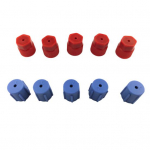 10 tk/komplekt R134a korkide komplekt 16mm punane 13mm sinine auto kliimaseadme tolmukorgid vahelduvvoolis&uuml;steemi laadimisportidele 5 komplekti sinine madal r&otilde;hk 5 komplekti punane k&otilde;rge r&otilde;hk Sets