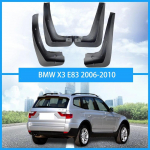 For BMW X3 E83 F25 G01 Mudguards X3 E83 F25 G01 Mud flaps bmw E83 F25 G01 car Fenders splash guards auto accessories 2006- x3 E83(06-10)