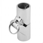 s Folding Deck Hinge Mount Connector Tip Bimini Tops Pole Diameter 25mm