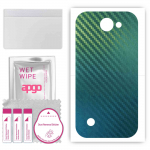 apgo Protective Skin Sticker for the back compatible with LG K3, Wrap Film, Foil, Vinyl - Pattern Carbon Chameleon CAKA1