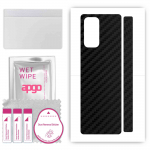 apgo Protective Skin Sticker for the back compatible with Xiaomi Mi Mix Fold, Wrap Film, Foil, Vinyl - Pattern Carbon Black