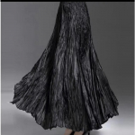 Pikendatud Plisseeritud Seelik, Naiste K&otilde;rge V&ouml;&ouml;kohaga Moodne Pikk Seelik, Langev ja Drapeeritud, &Uuml;lem&otilde;&otilde;duline &Auml;&auml;r One size must