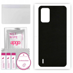 apgo Protective Skin Sticker for the back compatible with Nokia C210, Wrap Film, Foil, Vinyl - Pattern Matrix