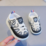 Suvised Beebipoisid T&uuml;drukute Sandaalid Lastele Vabaajajalatsid Multifilmi Karu Panda Laste Rannasandaalid Kerged pehme tallaga v&auml;ikelaste jalatsid 16 must