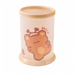 1 tk Kawaii &uuml;mmargune pliiatsihoidja Kontoritarbed, plastist kirjutuslaua korraldaja Armas hoiustamisvahend Lastele m&otilde;eldud koolitarbed, eemaldatavad