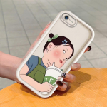 Pehme silikoonist ruudukujuline redelprintimismuster telefoni korpus, t&auml;iskaanega kaamera p&otilde;rutuskindel kaitse kummist &uuml;mbris iPhone Infinix Tecno OnePlus jaoks Infinix Hot 10 Play valge