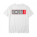 Kimura - Jiu Jitsu S&auml;rk - BJJ - Brasiilia v&otilde;itluskunstide T-s&auml;rgid Graafiline disain Puuvill Meeste topid T-s&auml;rgid Moekas XXL valge