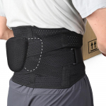 1 tk nimme seljatugi koheseks alaseljavalu leevendamiseks, topelt reguleeritavad tugirihmad meestele naistele t&ouml;&ouml;ks, ishiase jaoks XL must