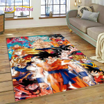 Anime 3D D-Dragon-Ball Jaapani multifilmi vaibavaip elutoa magamistoa sisekujunduseks, libisemiskindel p&otilde;randamatt diivani uksemati jaoks 100cm x 150cm