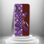 Robot Bear l&auml;bipaistev &uuml;mbris Samsung Galaxy A52 A12 A51 A32 A21s A71 A32 A22 50 A70 A31 A72 5G telefoni kate Samsung A71 5G