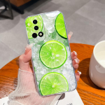 Silikoonist pehme TPU Huawei Pura 70 Nova 12 Y72 Honor X8b jaoks tagakaas moesiltidega puuviljamustriga telefoni&uuml;mbris p&otilde;rutuskindel l&auml;bipaistev korpus Huawei jaoks Huawei Nova 12 5G