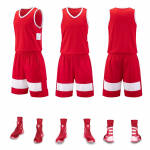 Korvpalli&uuml;likond, meeste v&otilde;istkonna vormiriietus, &otilde;pilaste suvem&auml;ng, treening, spordiala, laste vest korvpalliriietus 3XS punane