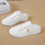 Naiste tossud Moodsad hingavad lamedad kingad Naiste pehme tallaga vulkaniseeritud jalan&otilde;ud Naiste vabaaja tossud Zapatos De Mujer 37 valge