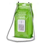 Soolaveelamp Patareideta 2 Valgusrežiimi Sise- V&auml;lis 400 Tundi Veelambi Valguskott Telkimine roheline