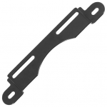 Unikaalne numbrim&auml;rgi kronstein, muudetud kompaktne asendus must