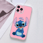 jaoks Motorola Moto Edge 40 30 neo G54 G24 G84 iPhone 15 14 Xiaomi Redmi Note 13 12 11 Pro Samsung Galaxy A34 A54 Pink Blue Lilo Anime Stitch telefoni&uuml;mbris for Moto G84