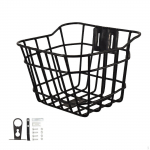 Laste jalgrattakorv Jalgratta Rauast Tarvikud Hoiustamine Eesmine Juhtraud 15cmx9.5cmx23cm