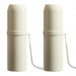 2 tk kaasaskantav hambaharja tass, suure mahutavusega eemaldatav kaasaegne minimalistlik reisihambapasta hambahari trumli hoidiku konteiner reisitarbed