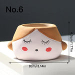 Armas k&auml;sitsi maalitud lillepott keraamiline sukulentne pott istutuskodu kaunistus aiakaunistused t&ouml;&ouml;laua kaunistused bonsai lillepott No.1