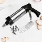 Roostevabast terasest koogikreemi kaunistusp&uuml;stoli komplekt k&uuml;psiste valmistamise masina otsik vormi k&ouml;&ouml;gi k&uuml;psetust&ouml;&ouml;riist h&otilde;be