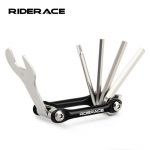 RIDERACE Bicycle Multi Tool 5-in 1 kaasaskantav 4mm 5mm 6mm kuuskantv&otilde;ti T25 15mm jalgrattapedaali mutriv&otilde;ti multifunktsionaalsed remondit&ouml;&ouml;riistad must