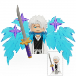 Anime BLEACH ehitusplokid Ichigo Kurosaki Getsuga Tenshou Yamamoto Genryusai Shigekuni figuurid Tellised KDL816 KDL820 KDL824