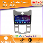Androidi autoraadio KIA Forte Cerato 2 Porte Koup 2008-2014 multimeediumipleierile GPS nr 2Din DVD Carplay pea&uuml;ksuse armatuurkaamera 4 core 1GB+32GB carplay