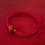 Cinnabar Lotus k&auml;sik&ouml;is Naine s&uuml;nniaasta K&auml;sitsi kootud punane v&auml;ike punane k&ouml;is Ehted reguleeritav